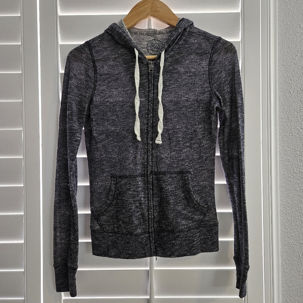 Heather Grey Zip Up
